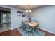 Charming dining room with seating for four and stylish chandelier at 1002 Elm Hall Cir, Summerville, SC 29483
