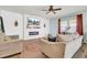 Bright living area with a modern fireplace, stylish furnishings, and comfortable seating at 101 Corvus Ct, Summerville, SC 29486