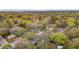 An aerial shot of a neighborhood surrounded by trees and views of the Ravenel bridge at 1162 South Shadow Dr, Mount Pleasant, SC 29464