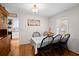 Cozy dining room next to the kitchen, perfect for Gathering meals and gatherings at 117 Hartin Blvd, Summerville, SC 29486