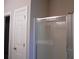 Bathroom with glass enclosed shower and standard vanity at 1204 Grove Park Dr, Charleston, SC 29414