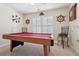 Game room complete with a billiard table, bar stools and decor at 123 Thousand Oaks Ct, Summerville, SC 29485