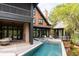 Gorgeous backyard with inground pool, hot tub, lounging chairs and gazebo at 127 Blue Heron Pond Rd # A, Kiawah Island, SC 29455