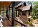 Exterior view of a home with expansive deck and staircase, perfect for outdoor living at 127 Blue Heron Pond Rd # A, Kiawah Island, SC 29455
