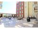 Expansive outdoor patio area with comfortable seating, perfect for relaxing and entertaining guests at 150 Bee St # 713, Charleston, SC 29401