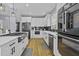 Well-appointed kitchen with custom cabinetry, granite countertops, and modern appliances at 1704 Tolbert Way, Mount Pleasant, SC 29466