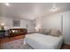 Cozy bedroom featuring a seating area with sofa and plush king-sized bed at 2014 Ion Ave, Sullivans Island, SC 29482