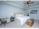 Cozy main bedroom with comfortable seating, wood accents, and a calming atmosphere at 204 Torslanda Ln, Summerville, SC 29486