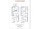 Detailed floor plan showcasing the layout of this three-bedroom, three-bathroom home at 21 America St, Charleston, SC 29403