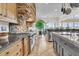 Gourmet kitchen with stainless steel appliances, custom cabinets, and granite countertops with an island at 2292 Beckenham Dr, Mount Pleasant, SC 29466