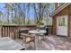 Inviting deck featuring an outdoor grill and dining area, perfect for entertaining at 235 Scalybark Rd, Summerville, SC 29485