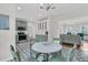 Charming kitchen with a round breakfast table, unique floors, and ample space at 235 Scalybark Rd, Summerville, SC 29485
