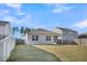 The home is fenced in, offering privacy to the backyard at 259 N Light Way, Summerville, SC 29486