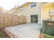 Backyard featuring a concrete patio and privacy fence at 270 Stefan Dr # 11-C, Charleston, SC 29412