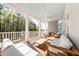 Backyard deck features a fireplace and ample seating at 2912 Yachtsman Dr, Mount Pleasant, SC 29466