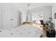 Spacious bedroom features hardwood floors, closet, and ensuite access to deck at 2912 Yachtsman Dr, Mount Pleasant, SC 29466