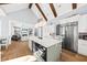 Gourmet kitchen with a large island and stainless steel appliances at 2912 Yachtsman Dr, Mount Pleasant, SC 29466