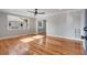 Bright living room featuring hardwood floors and ample natural light at 4625 Durant Ave, North Charleston, SC 29405
