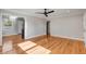 Spacious living area with hardwood floors and neutral paint tones at 4625 Durant Ave, North Charleston, SC 29405