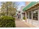 Streetscape view with lush landscaping, businesses, and pedestrian walkways creating a walkable urban environment at 4625 Durant Ave, North Charleston, SC 29405