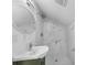 Elegant bathroom featuring a marble tile shower and a stylish vanity at 5286 Waterview Dr, North Charleston, SC 29418