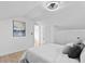 Serene bedroom with white walls, modern decor, and great natural light at 5286 Waterview Dr, North Charleston, SC 29418
