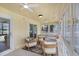 Charming sunroom featuring ceiling fans and sliding glass doors at 5286 Waterview Dr, North Charleston, SC 29418