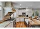 Well-appointed kitchen with granite countertops, stainless steel appliances, and a custom range hood at 7 Guerard Rd, Charleston, SC 29407