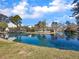 Scenic pond view with beautiful landscaping and inviting community ambiance at 7875 Sandida Ct, North Charleston, SC 29418