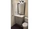 Bathroom featuring vanity, cabinet, and toilet with classic fixtures and design at 7945 Edgebrook Cir # B, North Charleston, SC 29418