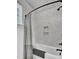 Elegant bathroom with a shower/tub featuring stylish tile, and a modern black shower head at 8638 Scottish Troon Ct, North Charleston, SC 29420