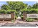 A welcoming brick entrance to Hutchinson Square in Summerville offers a charming glimpse of the community at 914 S Main St, Summerville, SC 29483