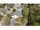 Aerial view of a home showcasing its location in a lush, wooded neighborhood at 103 Haleswood Cir, Goose Creek, SC 29445