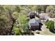 Aerial view of a home surrounded by trees showing its lot size and location at 103 Haleswood Cir, Goose Creek, SC 29445