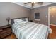 Comfortable bedroom featuring stylish furnishings and a calming, neutral color palette at 104 Abrum Ct, Goose Creek, SC 29445