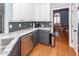 Updated kitchen featuring marble countertops, stainless steel appliances, and gray cabinetry at 104 Abrum Ct, Goose Creek, SC 29445