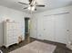 Bedroom with wood floors and a white dresser at 104 Salem Rd, Ladson, SC 29456
