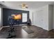 Exercise room with wood floors, weights, and a stationary bike at 104 Salem Rd, Ladson, SC 29456
