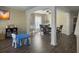 Open-concept living space, and dinning area featuring hardwood floors and ample natural light at 104 Salem Rd, Ladson, SC 29456