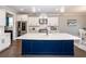 Modern kitchen with stainless steel appliances, custom cabinets, and large island at 1166 Elliotts Cut Dr, Charleston, SC 29412