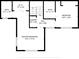 Layout of the second floor featuring the Primary bedroom, laundry, and bathrooms at 120 Luden Dr # C, Summerville, SC 29483