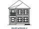 A drawing of a two story house with a balcony at 125 Cantona Dr, Summerville, SC 29483