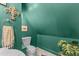 Unique green bathroom featuring a toilet and sink at 1324 Southlake Dr, Mount Pleasant, SC 29464