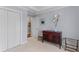Bright bedroom with light blue walls and ample closet space at 1324 Southlake Dr, Mount Pleasant, SC 29464