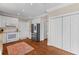 Modern kitchen with white cabinets, hardwood floors, stainless steel appliances, and lots of storage space at 1324 Southlake Dr, Mount Pleasant, SC 29464