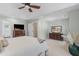 Spacious main bedroom features a tray ceiling, neutral carpeting, and light paint at 1324 Southlake Dr, Mount Pleasant, SC 29464