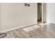 Neutral bedroom with light colored walls and wood look flooring at 136 Rosario Dr, Summerville, SC 29483