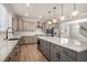 Spacious kitchen boasts large island, stainless appliances, and ample storage space at 1427 Homecoming Blvd, Ravenel, SC 29470