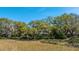 View of the home's exterior through the trees with a view of the marsh in the background at 1521 Hurtes Island Dr, Charleston, SC 29407