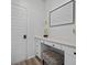Bright office space with built-in desk, storage drawers, and decorative stool at 158 Woodland Oak Way, Summerville, SC 29485